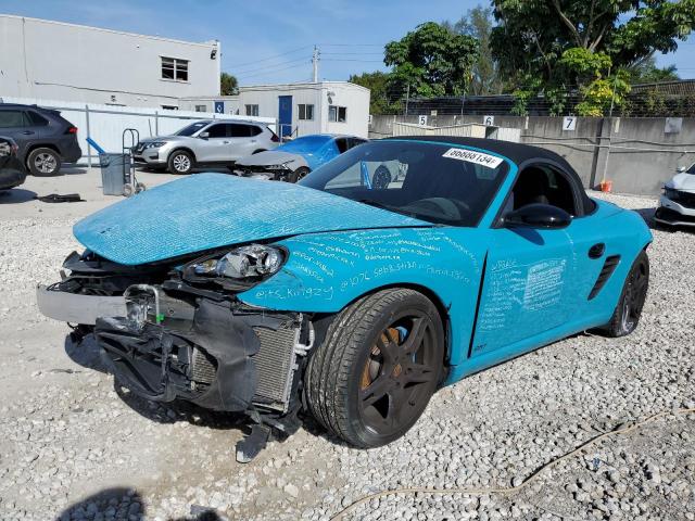 PORSCHE BOXSTER 2008 blue  gas WP0CA29818U710687 photo #1
