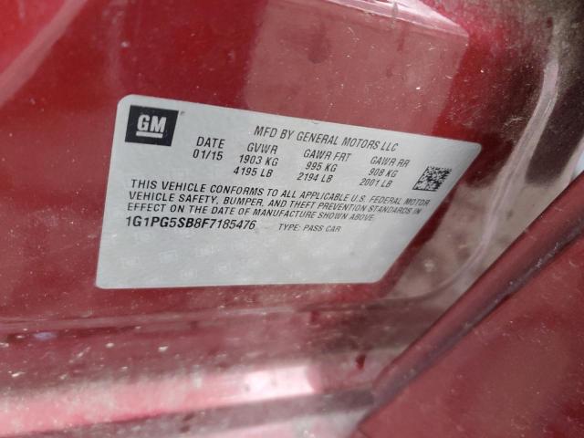2015 CHEVROLET CRUZE LTZ - 1G1PG5SB8F7185476
