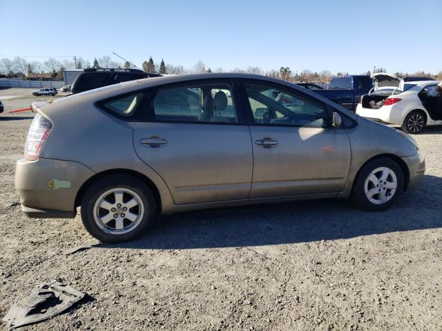 TOYOTA PRIUS 2005 gold  hybrid engine JTDKB20U750123397 photo #4