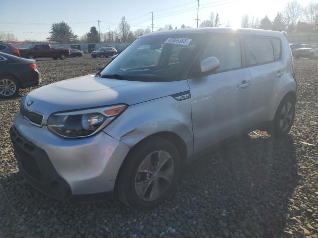 KIA SOUL 2015 silver  gas KNDJN2A27F7800411 photo #1