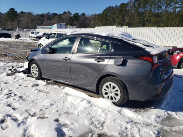 TOYOTA PRIUS 2019 gray  hybrid engine JTDKARFU8K3095204 photo #3