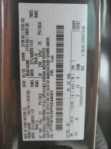 2023 FORD F150 SUPER 1FTFW1E58PKE44003