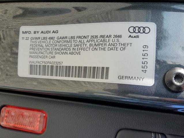 2023 AUDI A5 PREMIUM - WAUFACF50PA023257
