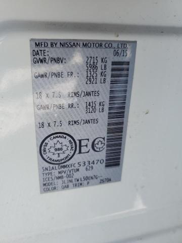 2015 INFINITI QX60 - 5N1AL0MMXFC533470