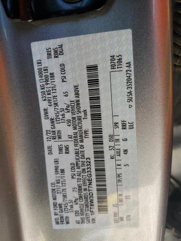 2022 FORD F350 SUPER - 1FT8W3DT7NEG33323