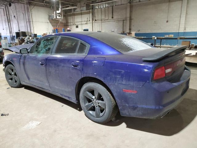 DODGE CHARGER SE 2013 blue sedan 4d flexible fuel 2C3CDXBG3DH688148 photo #3