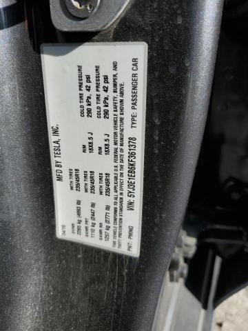 2019 TESLA MODEL 3 - 5YJ3E1EB6KF361378