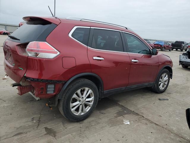 NISSAN ROGUE S 2015 burgundy  gas 5N1AT2MT3FC925581 photo #4