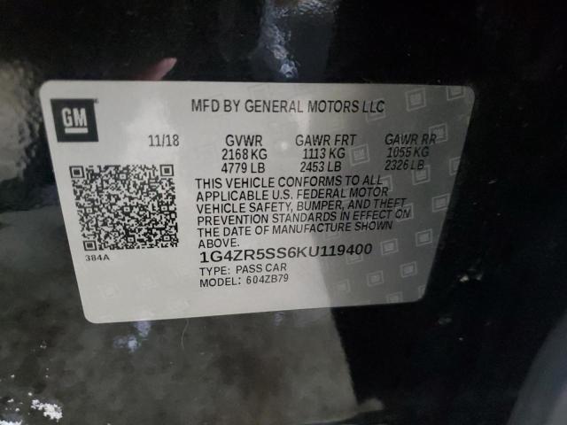 2019 BUICK LACROSSE E 1G4ZR5SS6KU119400