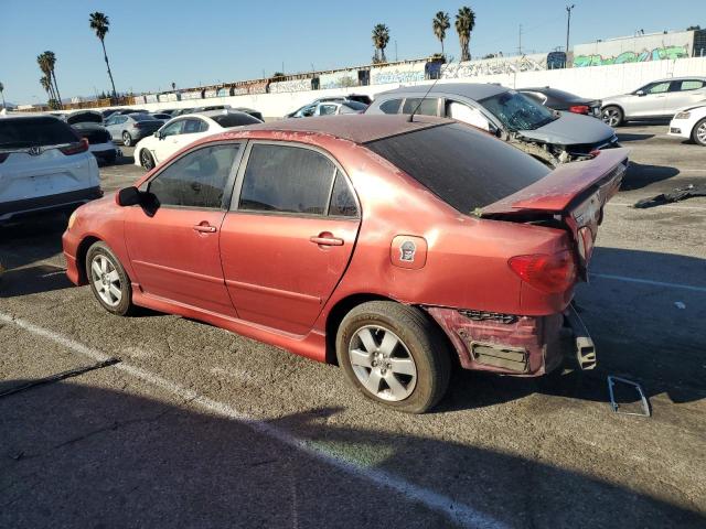 TOYOTA COROLLA CE 2008 red  gas 1NXBR32EX8Z960970 photo #3