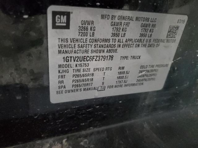 2015 GMC SIERRA K15 - 1GTV2UEC6FZ379178