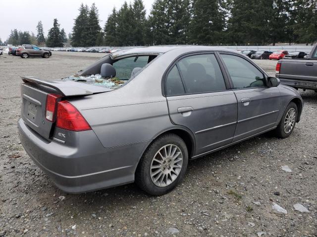 HONDA CIVIC EX 2005 gray  gas 2HGES26755H572914 photo #4