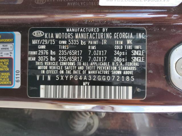 2016 KIA SORENTO LX - 5XYPG4A32GG072185