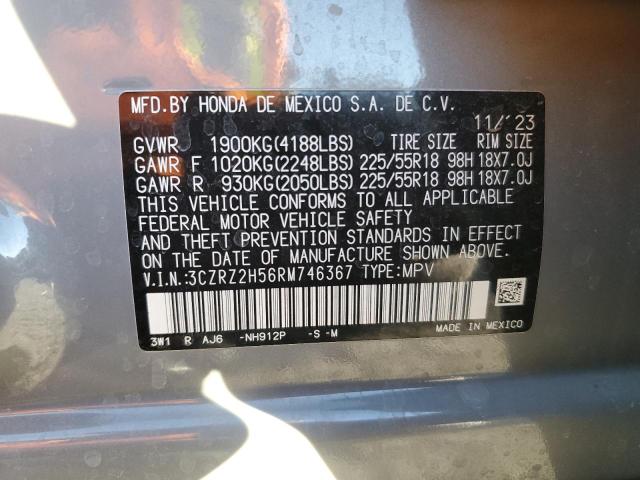 2024 HONDA HR-V SPORT - 3CZRZ2H56RM746367