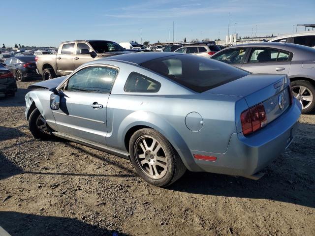 FORD MUSTANG 2005 teal coupe gas 1ZVFT80N355215584 photo #3