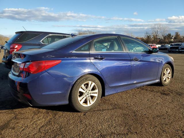 HYUNDAI SONATA GLS 2014 blue sedan 4d gas 5NPEB4AC7EH841078 photo #4