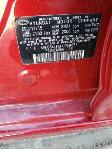2017 HYUNDAI ELANTRA SE - KMHD84LF6HU069471