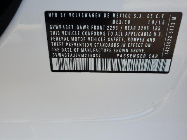 2016 VOLKSWAGEN JETTA GLI - 3VW4S7AJ7GM265837
