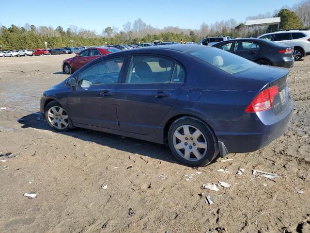 HONDA CIVIC LX 2007 blue  gas 1HGFA16547L069168 photo #3