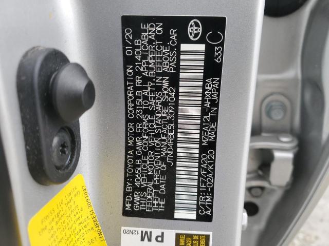 2020 TOYOTA COROLLA SE - JTND4RBE5L3091042