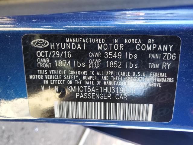 2017 HYUNDAI ACCENT SE - KMHCT5AE1HU319628