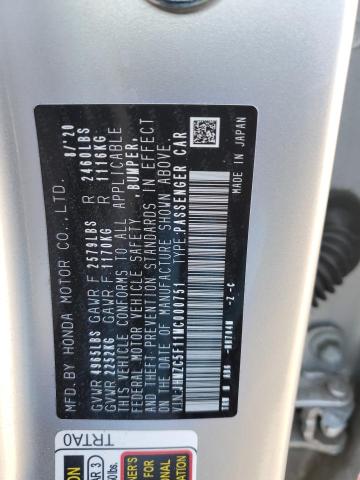 2021 HONDA CLARITY - JHMZC5F11MC000751