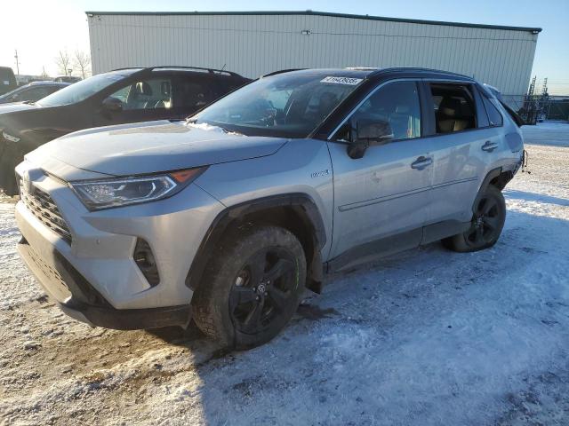 TOYOTA RAV4 XLE 2021 silver  hybrid engine 2T3RWRFV7MW123857 photo #1