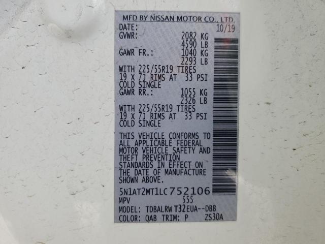 2020 NISSAN ROGUE S - 5N1AT2MT1LC752106