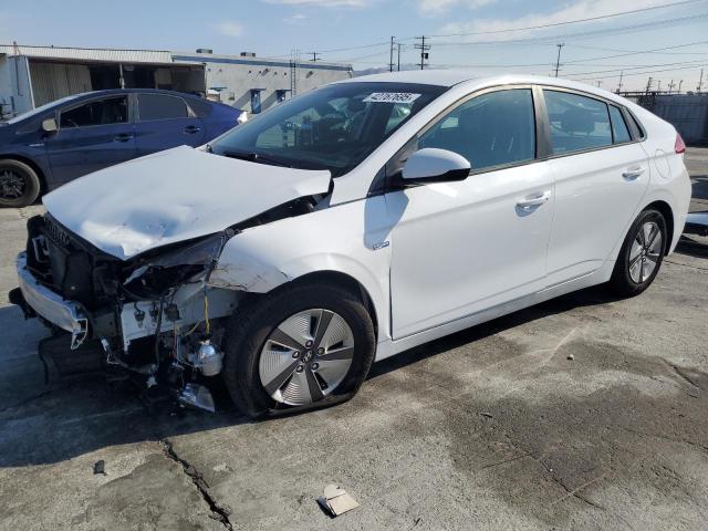 HYUNDAI IONIQ BLUE 2019 white  hybrid engine KMHC65LC8KU140660 photo #1