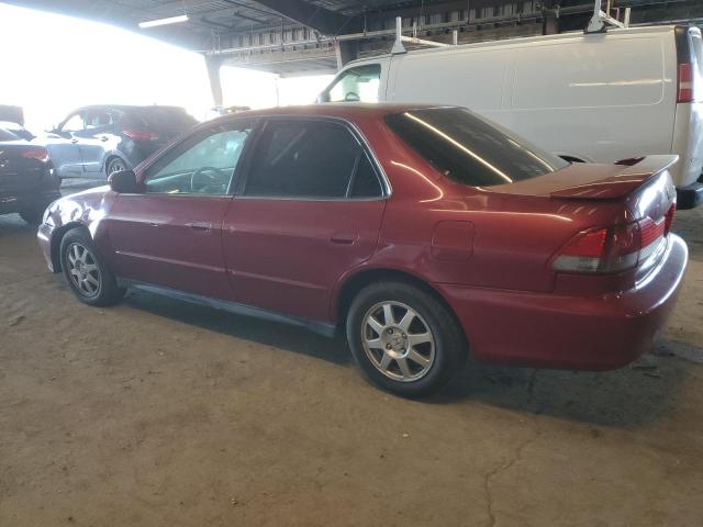 HONDA ACCORD EX 2002 red  gas JHMCG66872C001476 photo #3