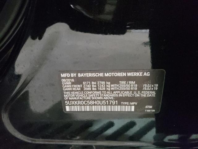 2017 BMW X5 XDRIVE3 - 5UXKR0C58H0U51791