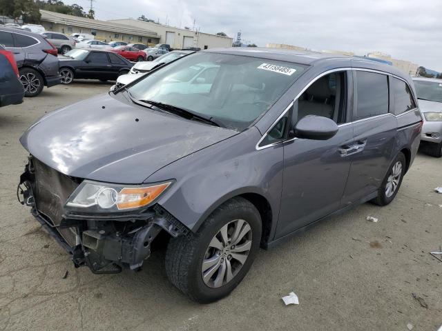 HONDA ODYSSEY EX 2016 gray  gas 5FNRL5H69GB029626 photo #1