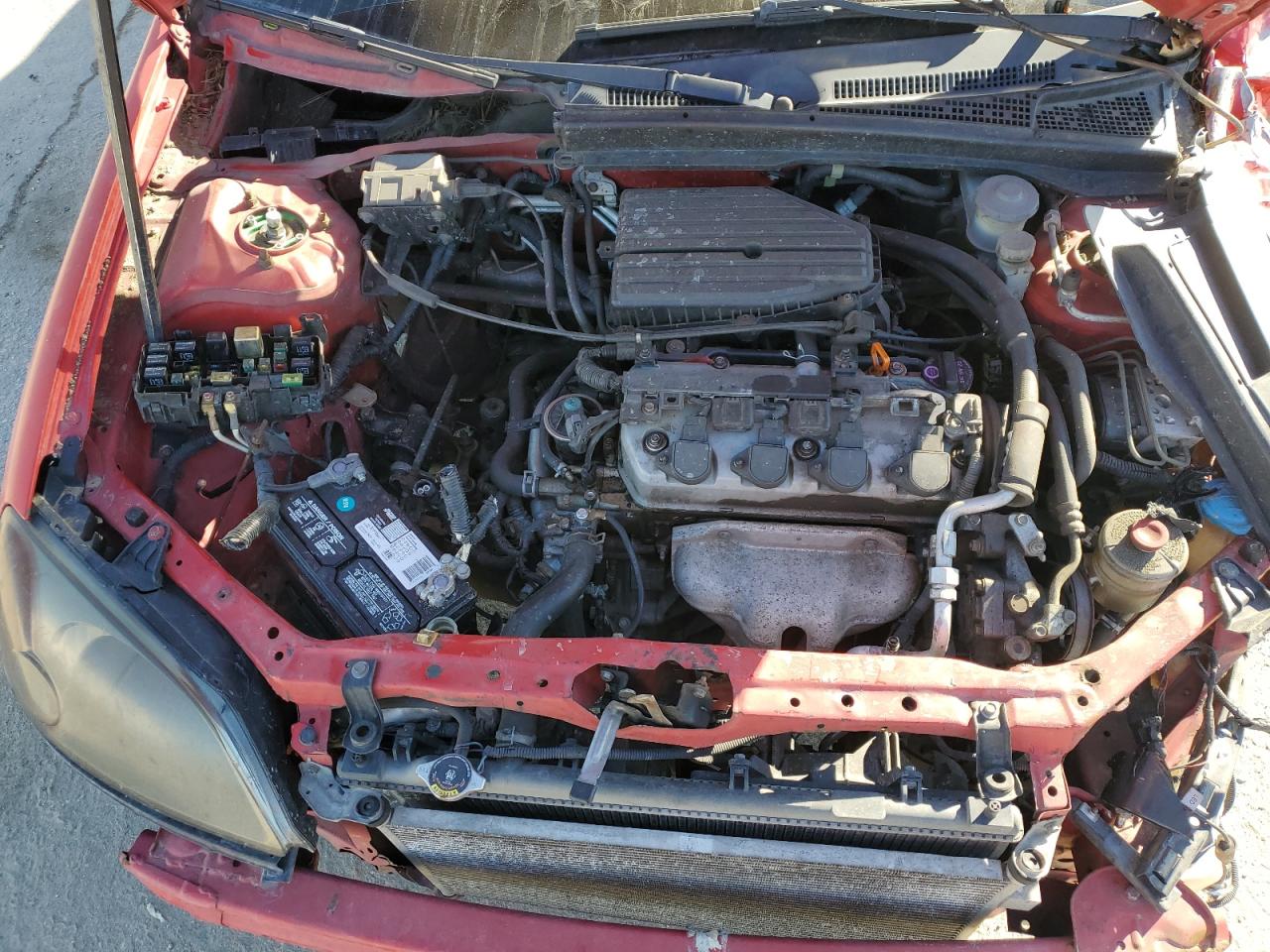 Lot #3276403682 2001 HONDA CIVIC SI