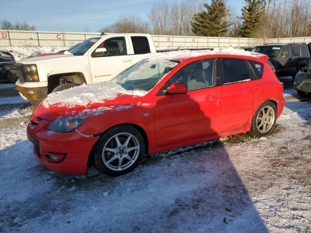 MAZDA SPEED 3 2007 red hatchbac gas JM1BK34L571627466 photo #1