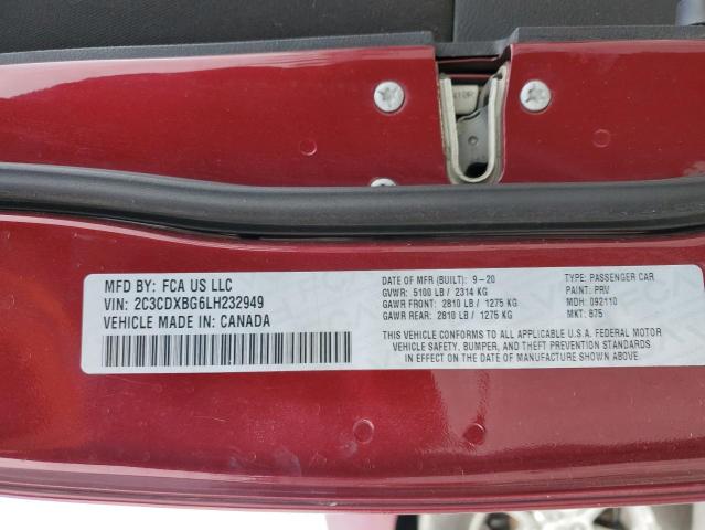 2020 DODGE CHARGER SX - 2C3CDXBG6LH232949