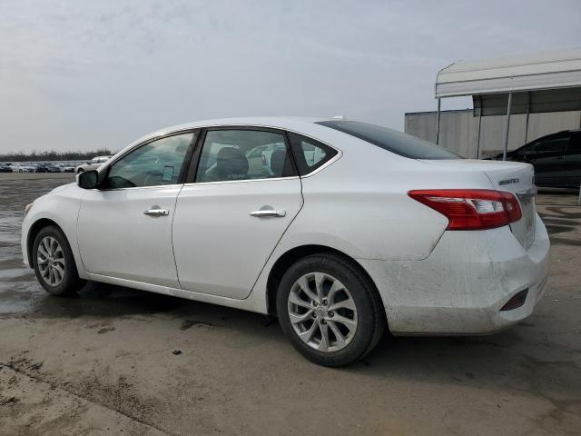 NISSAN SENTRA S 2019 white  gas 3N1AB7AP1KY320040 photo #3