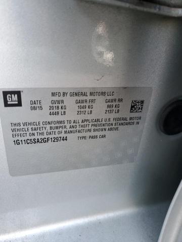 2016 CHEVROLET MALIBU LIM - 1G11C5SA2GF129744