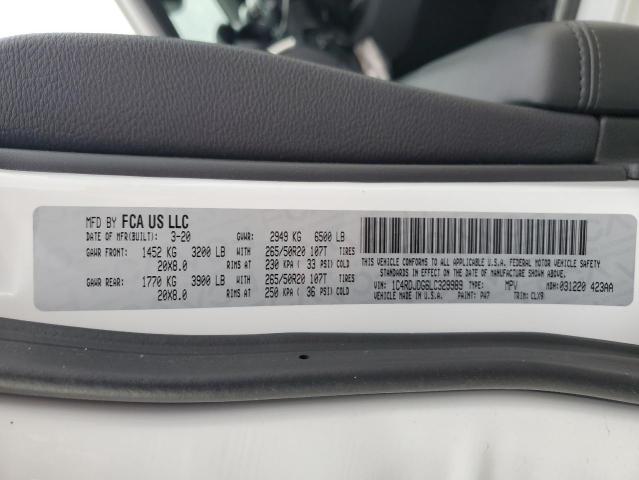 2020 DODGE DURANGO GT - 1C4RDJDG6LC329989
