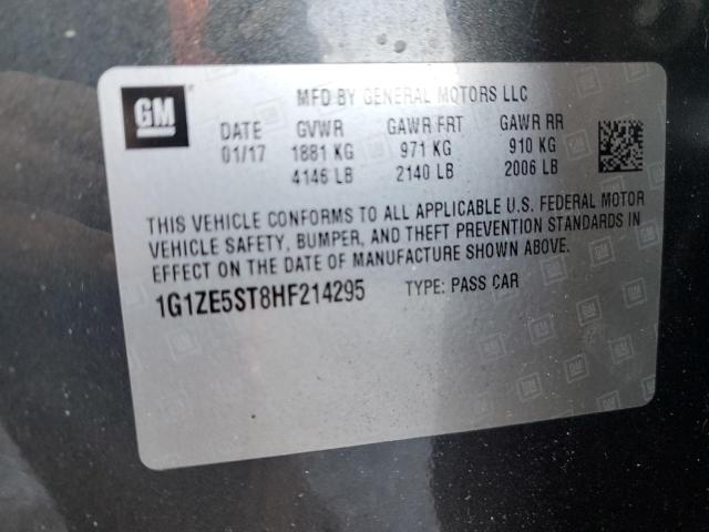 2017 CHEVROLET MALIBU LT - 1G1ZE5ST8HF214295