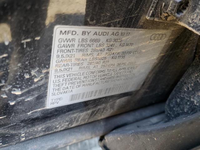 2018 AUDI Q7 PRESTIG WA1VAAF70JD020301