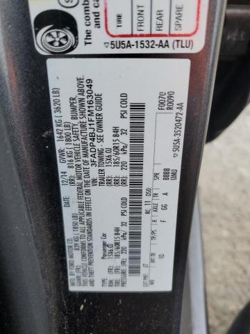 2015 FORD FIESTA SE - 3FADP4BJ1FM163049