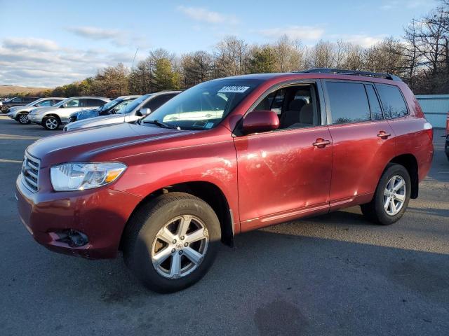 TOYOTA HIGHLANDER 2009 red 4dr spor gas JTEES41A192134642 photo #1