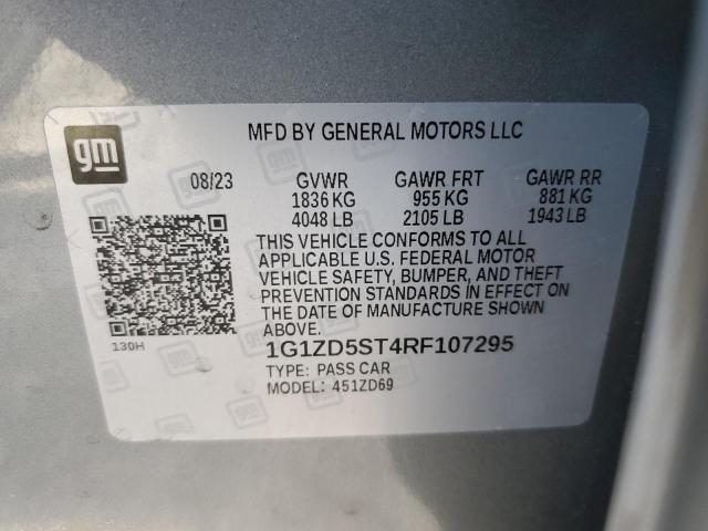 2024 CHEVROLET MALIBU LT 1G1ZD5ST4RF107295