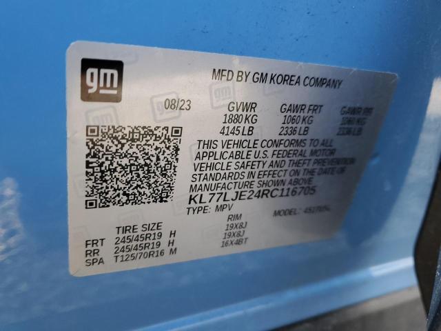2024 CHEVROLET TRAX 2RS KL77LJE24RC116705