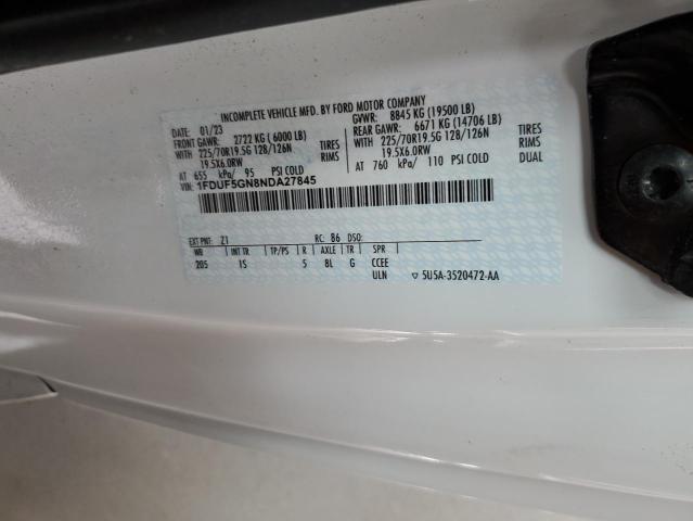 2022 FORD F550 SUPER #3283907363