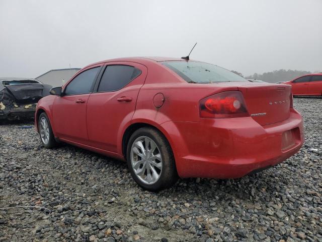 DODGE AVENGER SE 2013 red sedan 4d gas 1C3CDZAB6DN666900 photo #3