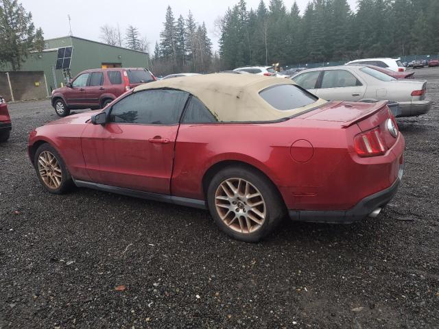 FORD MUSTANG 2012 red  gas 1ZVBP8EM0C5212724 photo #3