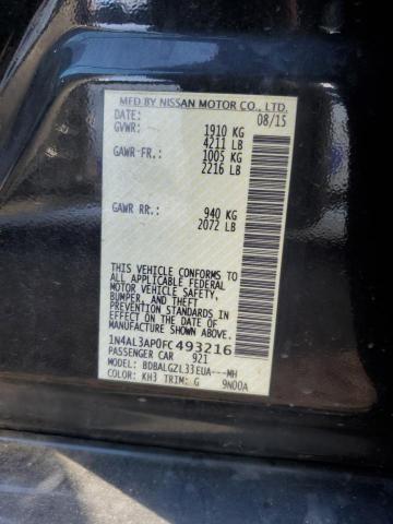 2015 NISSAN ALTIMA 2.5 - 1N4AL3AP0FC493216