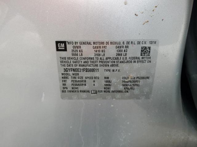 2015 CADILLAC SRX LUXURY - 3GYFNEE31FS580611