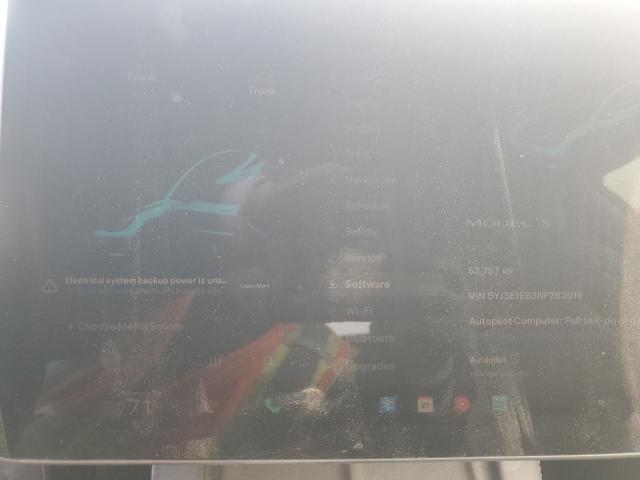 2022 TESLA MODEL 3 - 5YJ3E1EB3NF262019